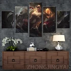 5 Панель LOL League of Legends Ли Син игры холст печатные картины для гостиной стены искусства домашний декор HD изображение работ плакат