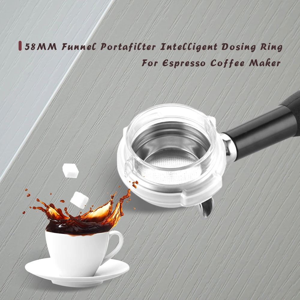 58 мм Пластик интеллигентая (ый) дозатором кольцо пивоварения чаша Кофе вскрытия