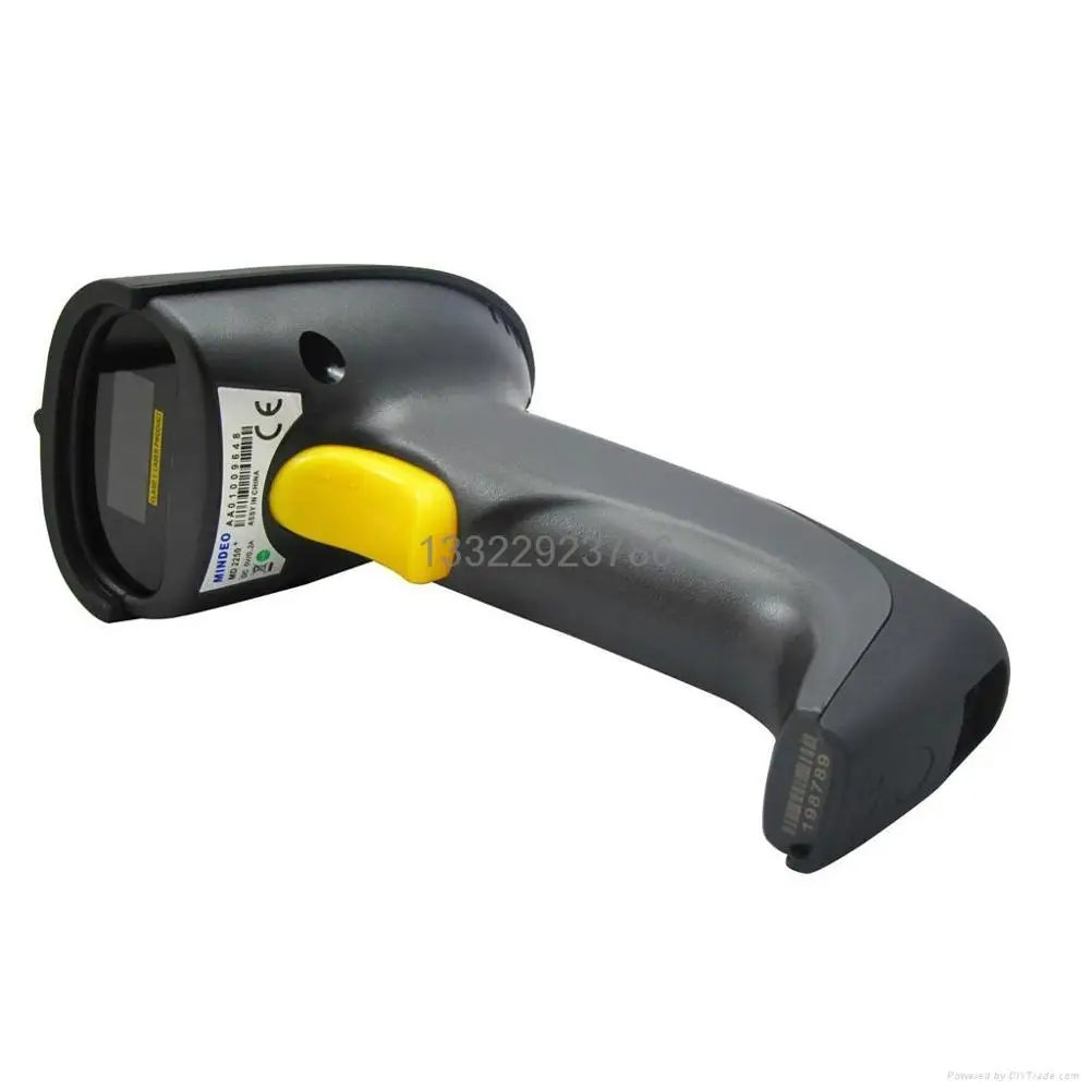 Оригинальный новый портативный лазерный сканер штрих кода MINDEO MD2250 + 1D|Сканеры| |