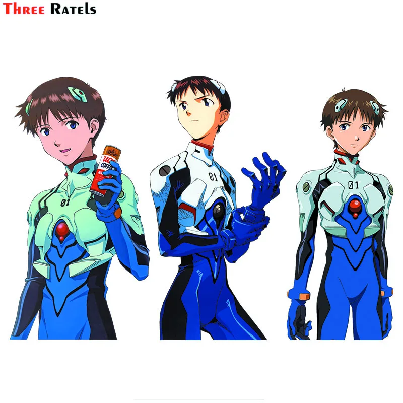 Три Ratels F305 Новый солдат синьцзи Икари в ассортименте Стикеры для стайлинга автомобиля автомобильные аксессуары украшение ПВХ наклейка