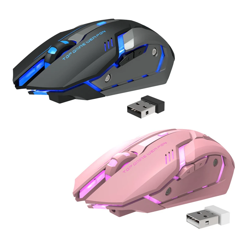 

Мышь компьютерная беспроводная, USB, 2,4 ГГц, бесшумная, перезаряжаемая