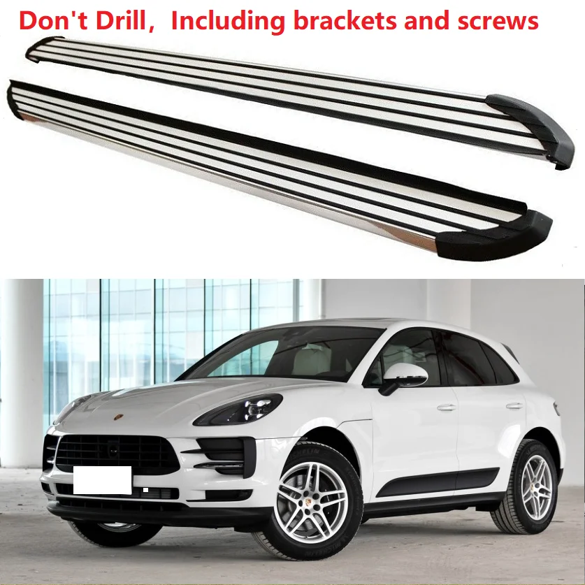Новинка Алюминий для Porsche Macan S Turbo 2014 2015 2016 2017 2018 2019 ходовая доска боковая