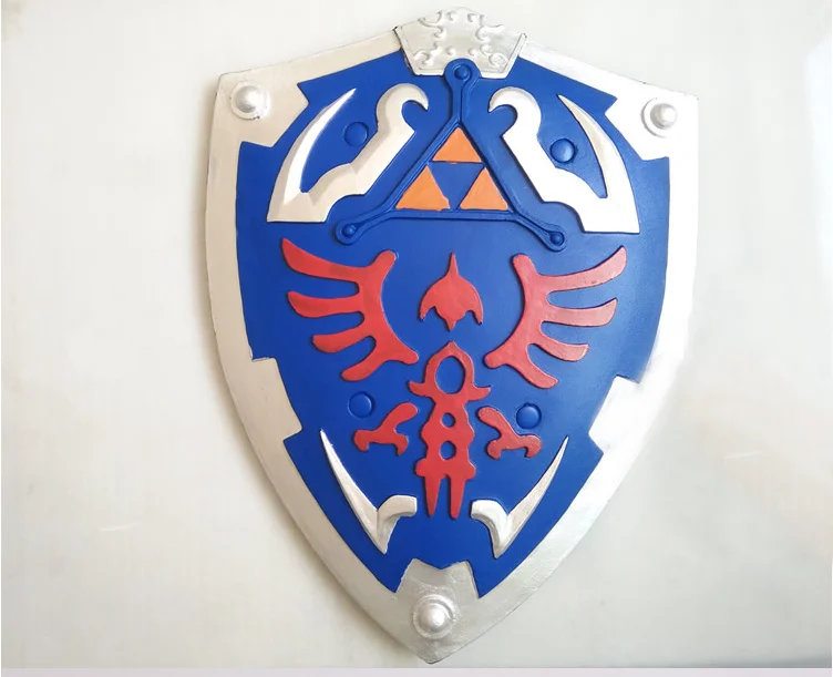1:1 с игрой "Legend of Zelda" Link Sky Shield and Sky Sword Косплей PU реквизит Cos оружие Хэллоуин оружие Косплей сценический реквизит игрушки