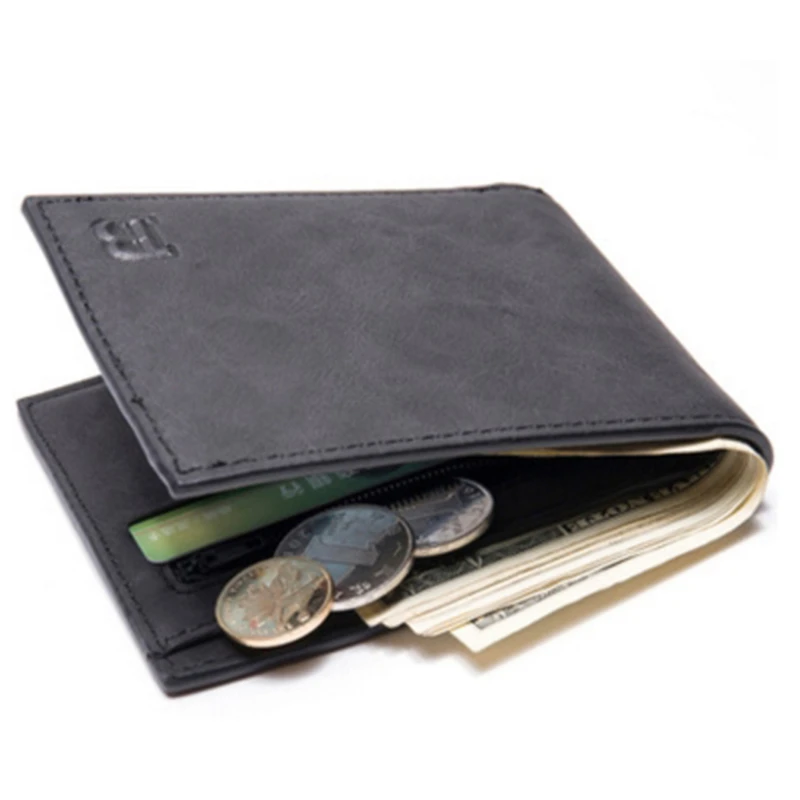 

Card Holder Coin Purse Wallet Solid Pu Polyester Men Women Short Standard Pocket Zipper Wallet Women