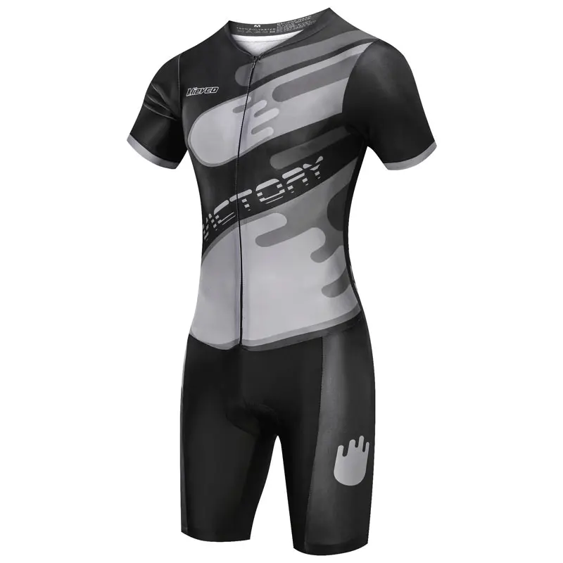 Небесно-голубой roupa ciclismo Майо короткий рукав мультфильм животных Велоспорт Джерси Набор для женщин Триатлон conjunto hombre велосипед одежда - Цвет: Небесно-голубой