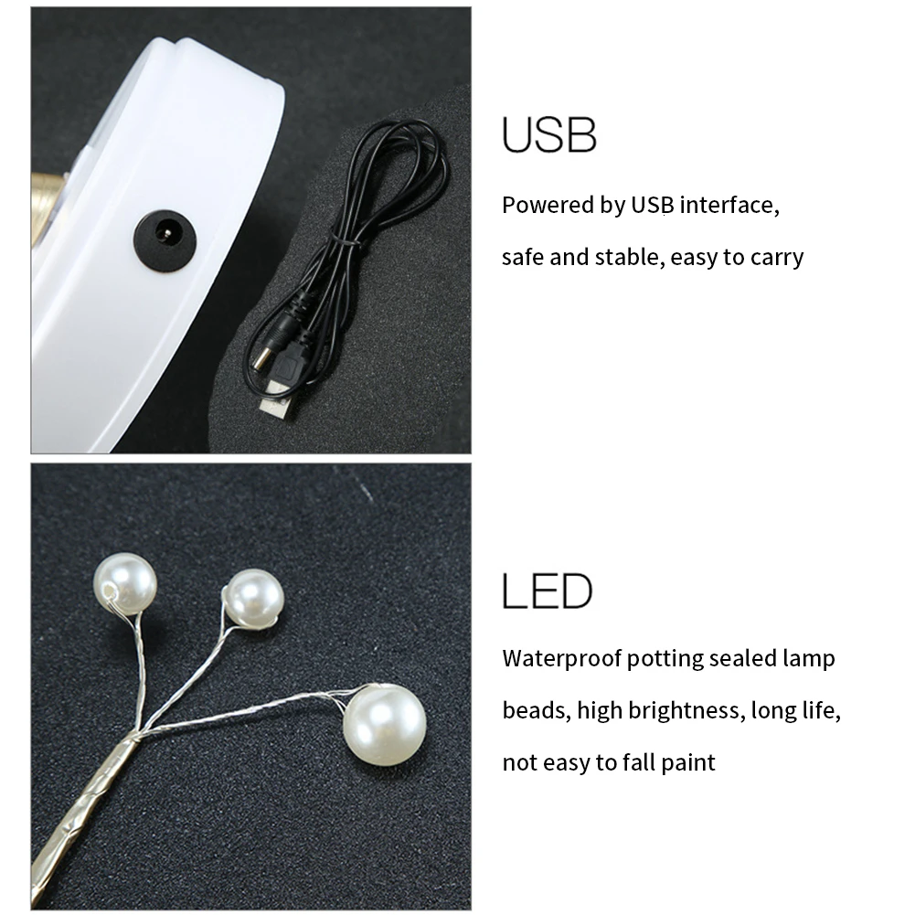 108 светодиодный USB 3D светильник в виде огненной елки настольные лампы из медной