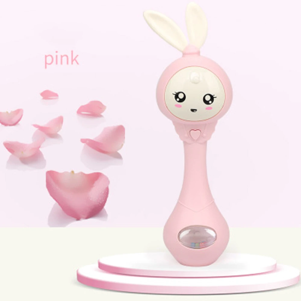 Игрушки для раннего обучения безопасный материал ручной Колокольчик мигающий