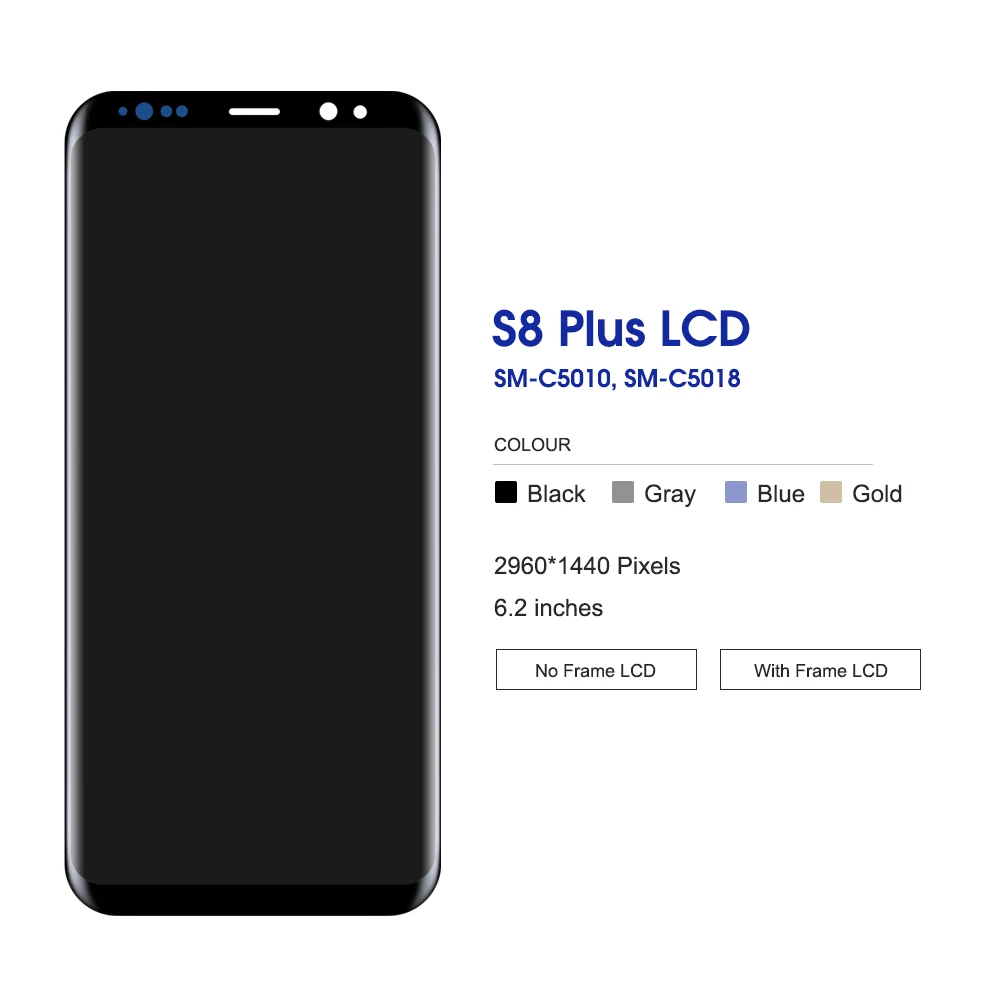Cena Oryginał Do Samsung Galaxy S8 G950F Wyświetlacz LCD Z Ramką Ekran Dotykowy Digitizer Do Samsung S8 Plus G955F Wyświetlacz Montaż