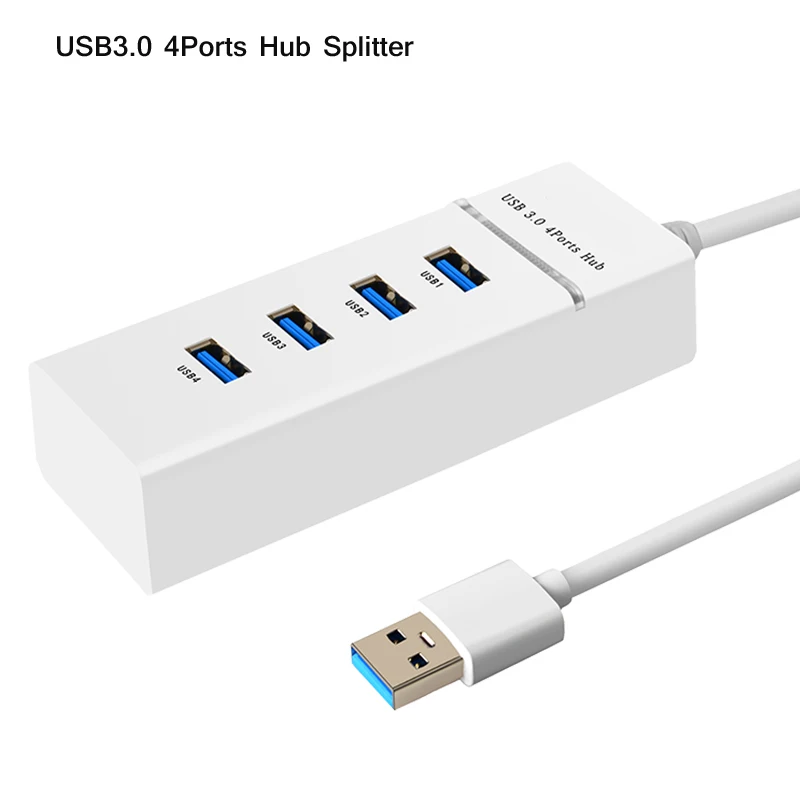 

USB разветвитель USB 2,0 3,0 концентратор мульти док-станция Usb высокое Скорость 4 Порты и разъёмы HUB адаптер для портативных ПК Аксессуары