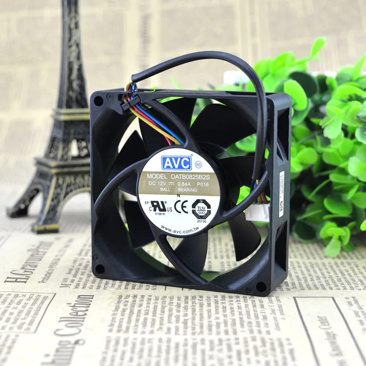 

AVC 8025 8cm Violent Fan 12V 0.84a 4-Wire PWM Speed Control Function Datb0825b2s