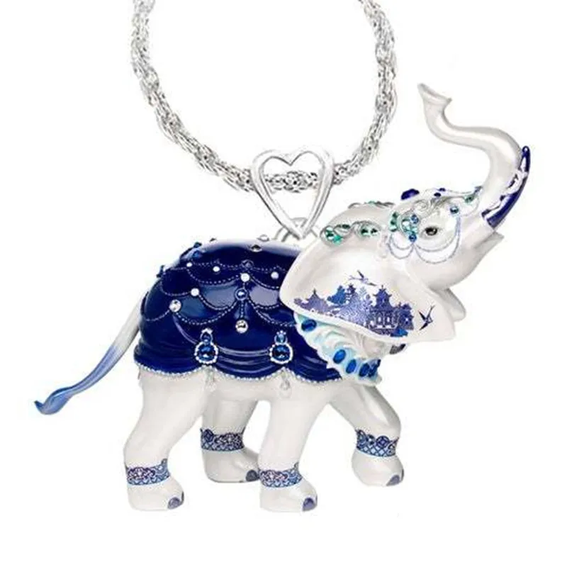 

New Cute Elephant Necklace Fashion Cartoon Animal Necklaces For Women Kids Necklaces Party Jewelry Gifts