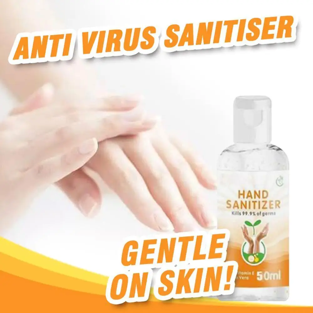 100 мл дезинфицирующий антибактериальный гель для мытья рук одноразовый