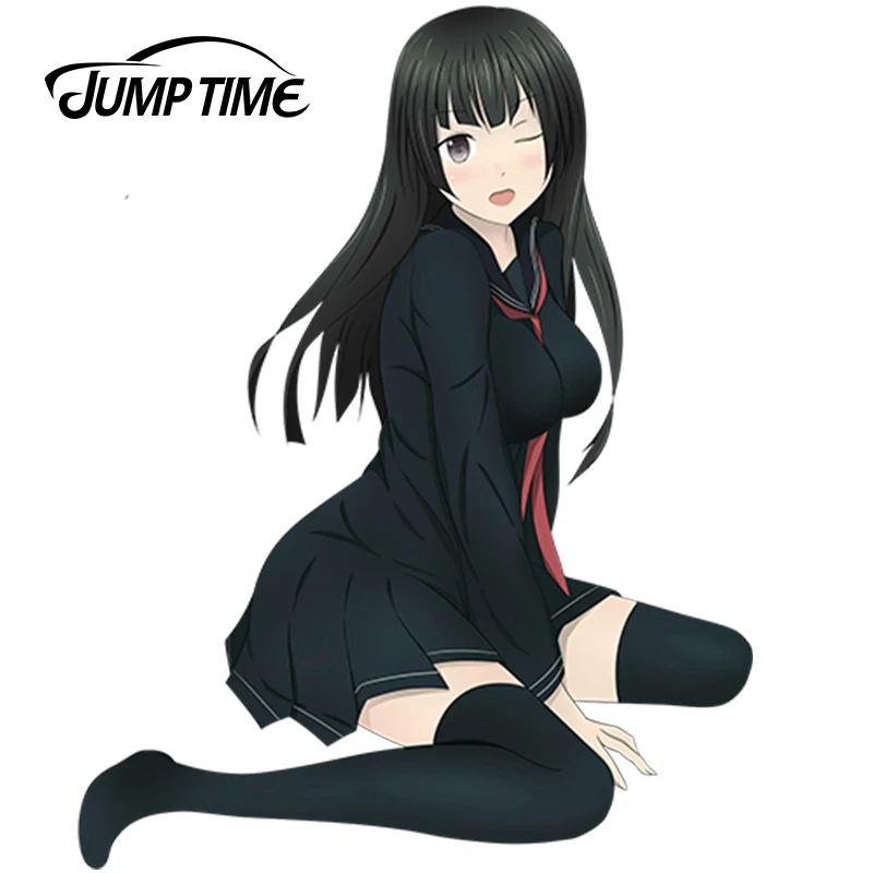 JumpTime 13 см x 10 1 пикантные школьница тэндо Kisara автомобильные наклейки аниме