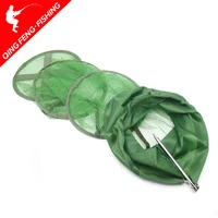 high quality folding portable quick drying aluminum ring edge fishing fyke net fish glue shrimp cage fishing tackle accessories
