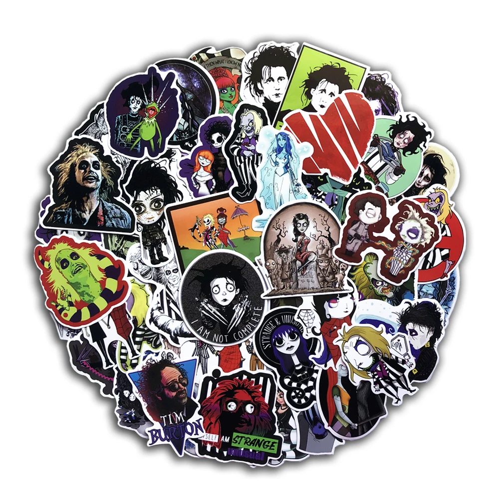 61 шт. Эдвард Руки ножницы Тим Бертон фильм граффити наклейки на DIY гитара мотоцикл