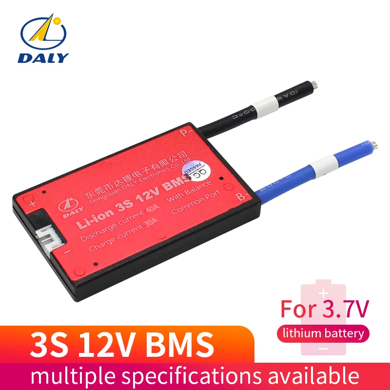 Литий-ионная 3S 12V 10A 20A 30A 40A 50A 60A BMS 12,6 V 18650 Защитная плата для литиевых батарей с сбалансированной версией для сверлильного тока