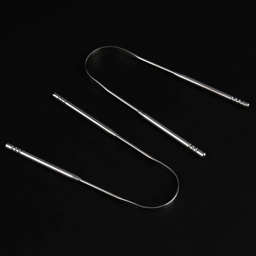 1 шт. скребок для языка из нержавеющей стали очистка свежего дыхания с покрытием