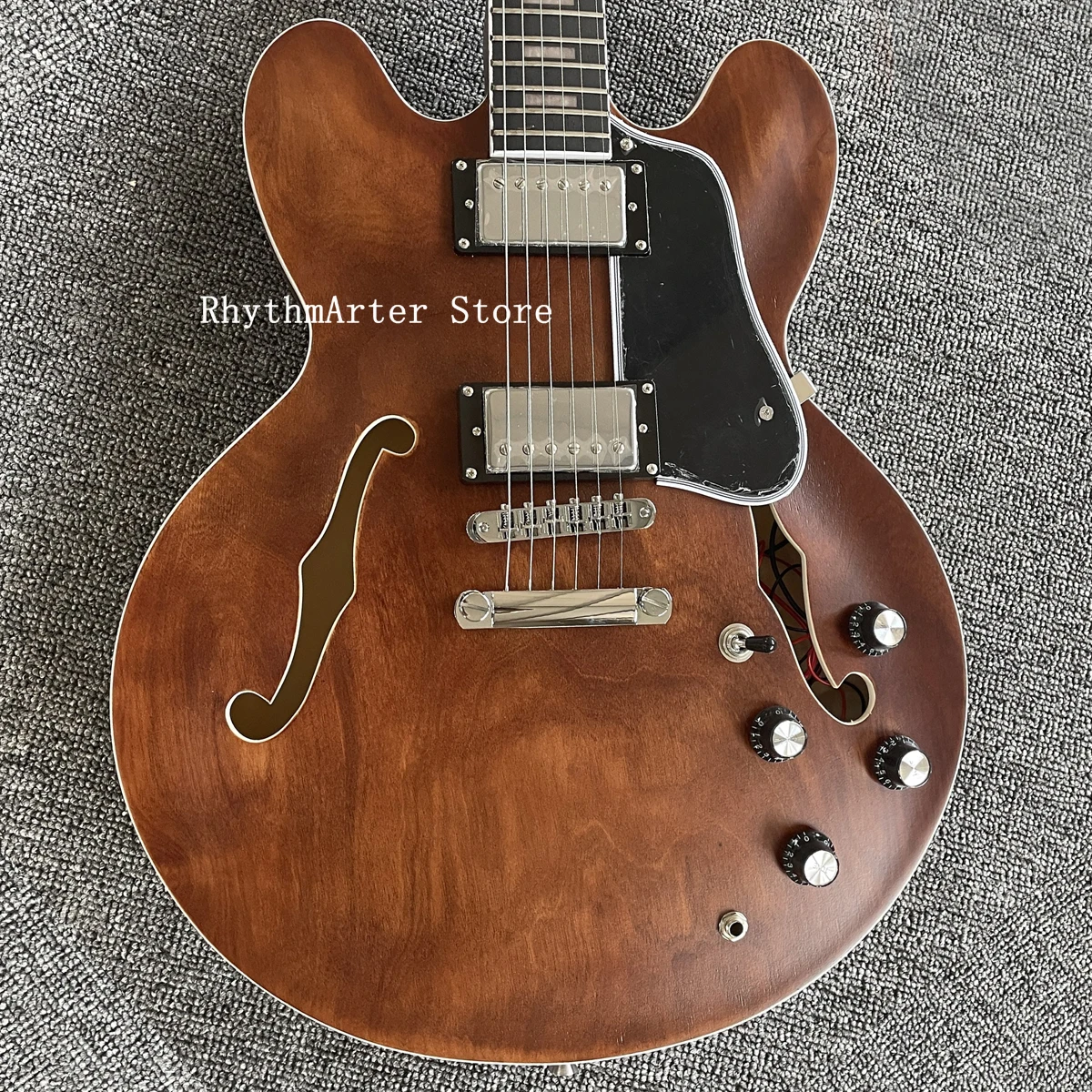 Гитара джазовая под дерево заказ с отделкой 335 | Спорт и развлечения