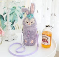 cute plushed bottle bag cartoon rabbit cup sleeve bag creative water bottle holder high fashion hot selling