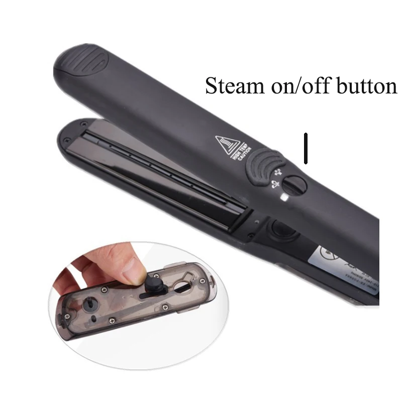 

Wholesale Professional Salon Steam Hair Straightener iron argan oil steam hair Steam and Hair Straightening