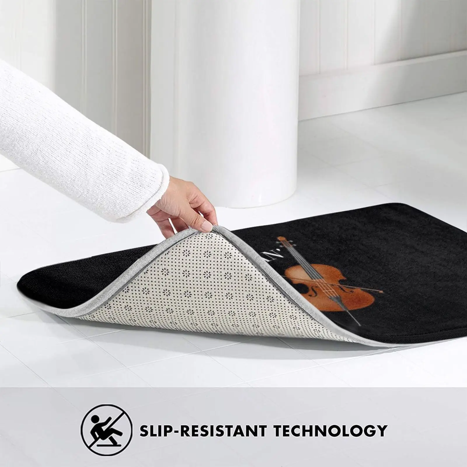 Музыкальный инструмент виолончельные коврики Ковер Анти-скольжение Спальня