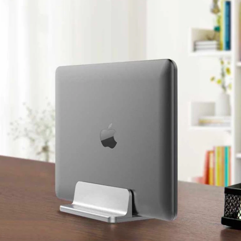 Металлическая Вертикальная Регулируемая подставка для ноутбука с двумя слотами