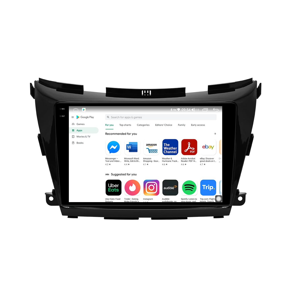 저렴한 JOYING 10.1 인치 안 드 로이드 10.0 자동차 라디오 플레이어 무선 안 드 로이드 자동 Carplay GPS Octo 코어 4G RDS 닛산 무라노 2015 +
