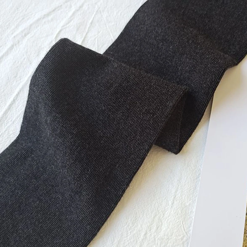 Осень-зима хлопковые блестящие колготки полосатые без пятки высокие эластичные