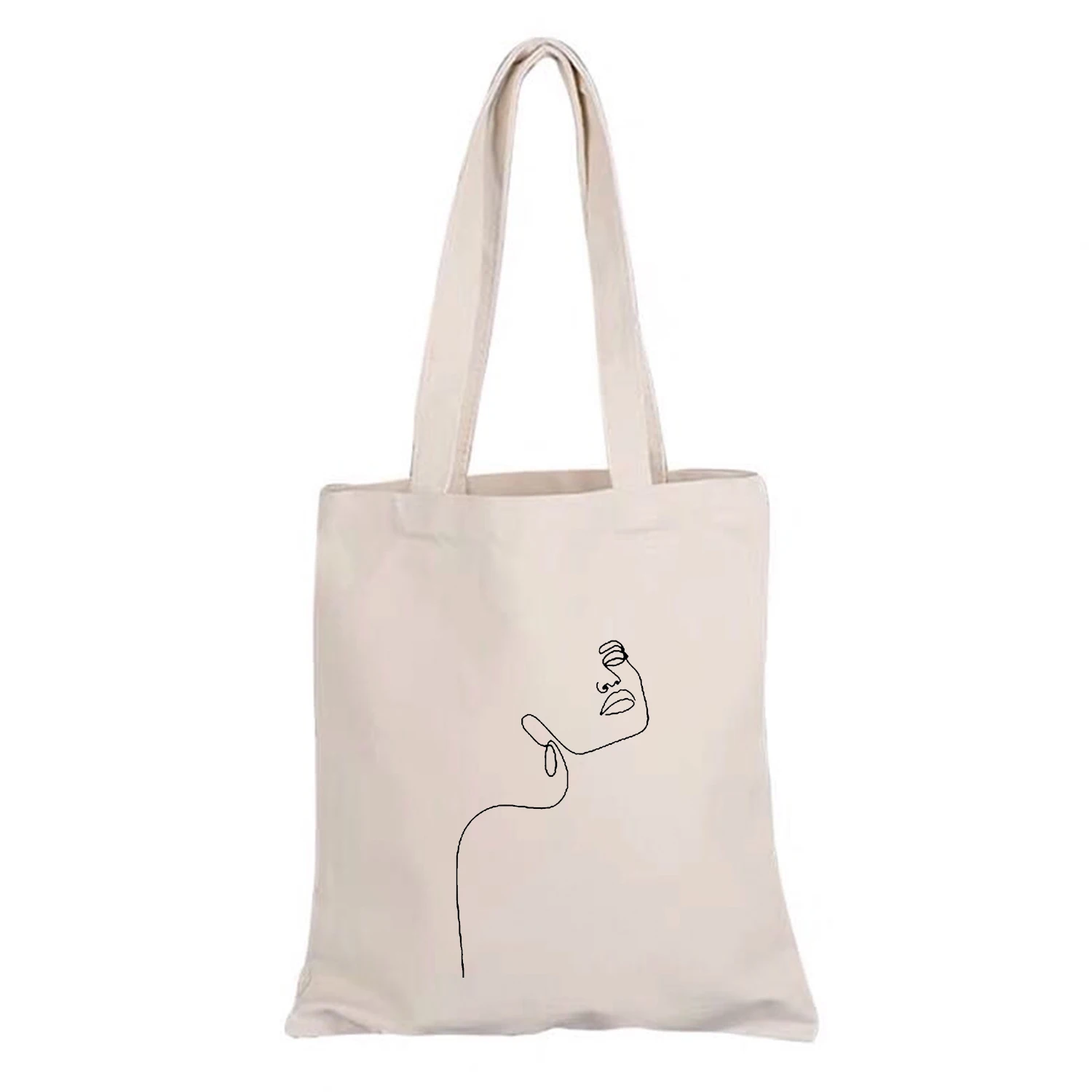 Сумка-тоут женская тканевая многоразовая винтажная | Багаж и сумки