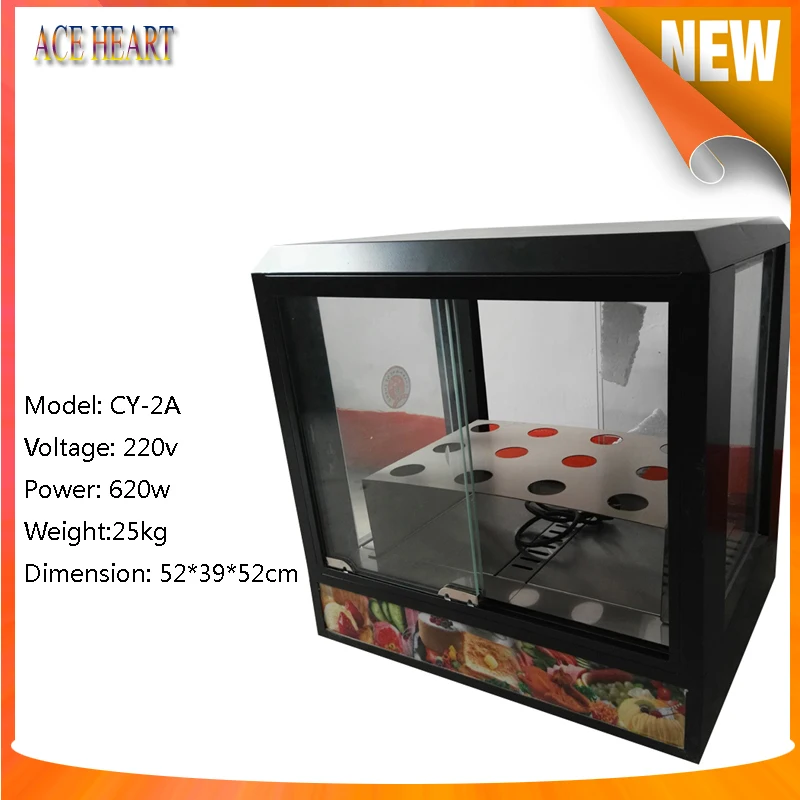 Коммерческое многофункциональное Дисплей шкаф Еда Стекло инкубатор для