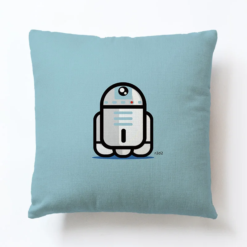 marvel star wars master yudaka cartoon linen pillowcase creative printing cushion home christmas halloween decoration gift free global shipping