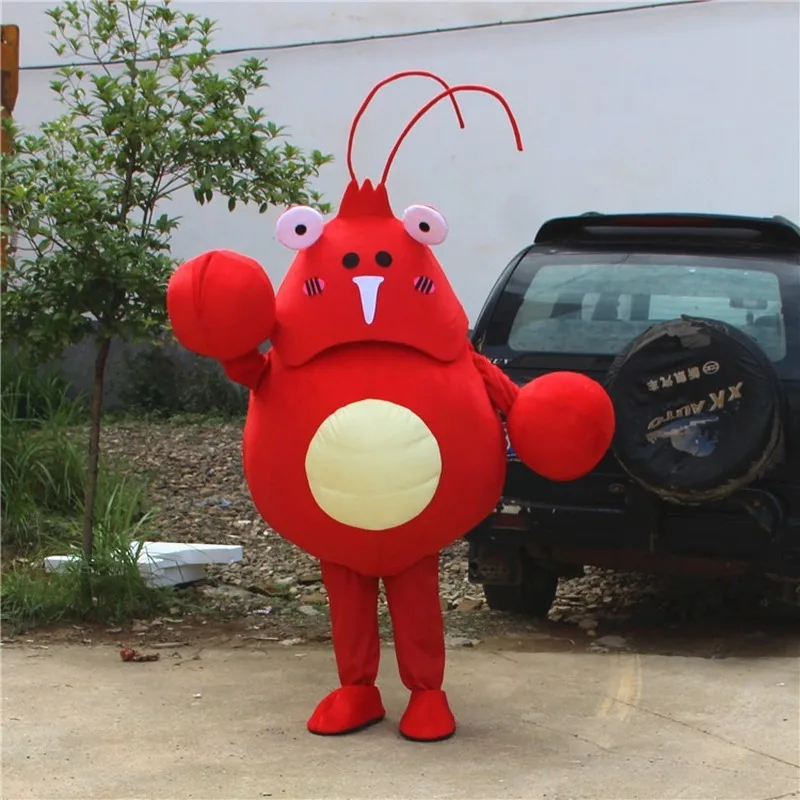 Костюм талисман толстые лобстеры костюмы для вечерние игр наряды одежда рекламы