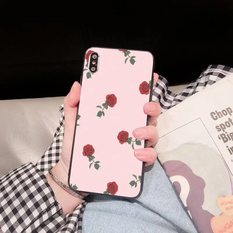 Розовый чехол для телефона iphone XS 11 11Pro 5 5s SE 6 6s плюс 7 8 2020 | Мобильные телефоны и