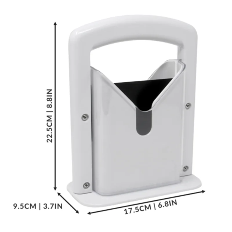 Home Kitchen Bagel Slicer White Guillotine Muffins Bun Rolls Cutter Bread Slicing Machine Baking Pastry DIY Tools | Дом и сад