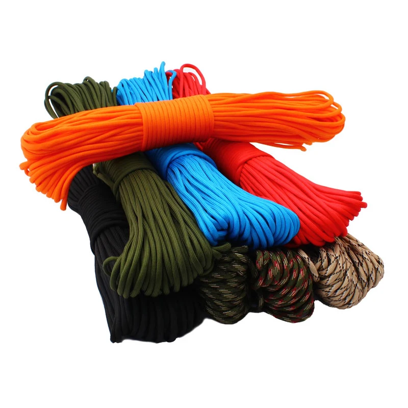 

Паракорд 31 м 550 100 футов 4 мм парашютный шнур шнурок 7 нитей скалолазание Кемпинг пеший Туризм Выживание веревка