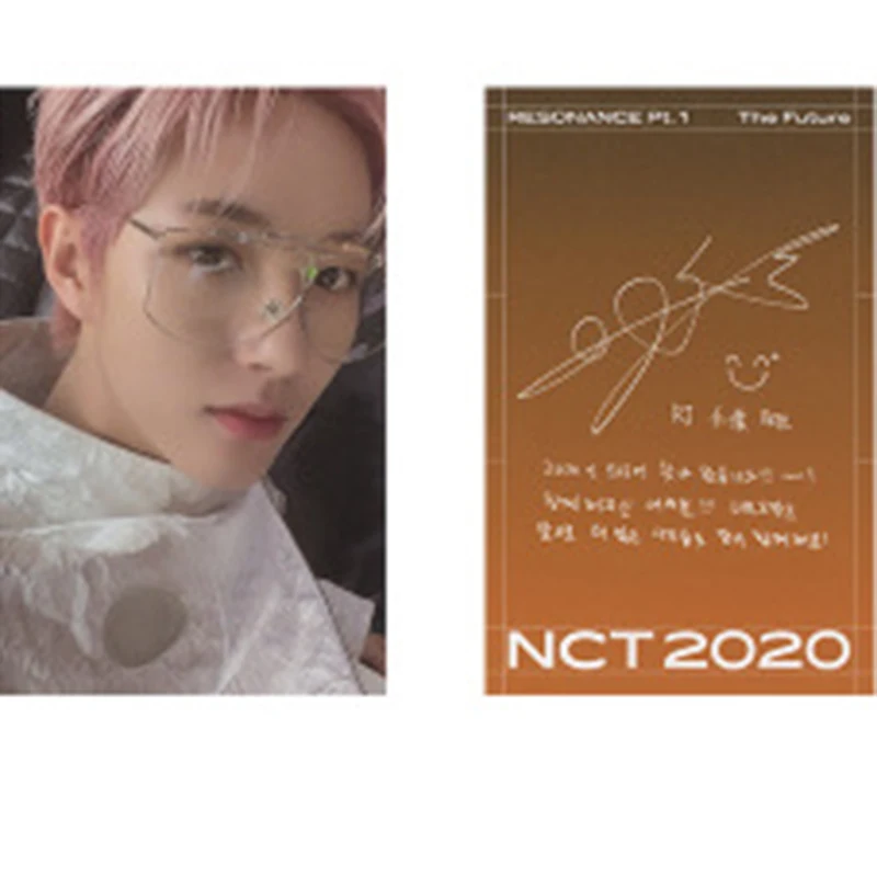 

KPOP NCT 2020 [ RESONANCE Pt. 1] LOMO Cards NCT Members Selfie Photo Signature Photocard HD Photo Print Album Card