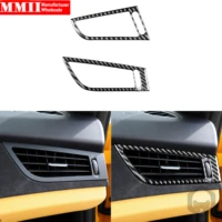 for bmw z4 e89 2009 2010 2011 2012 2013 2014 2015 2016 carbon fiber sticker both side air vent outlet frame trim car accessories