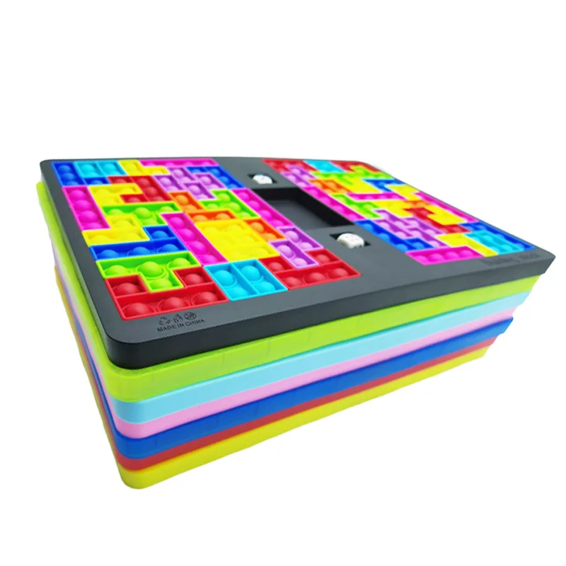 

Новое поступление, силиконовый пазл для Тетрис, настольные игры, Spotify, премиум, для детей, простые игрушки для снятия стресса