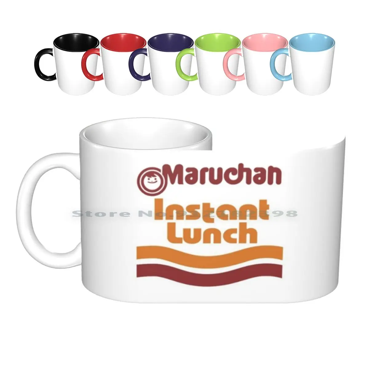 

Maruchan Instant Lunch Ceramic Mugs Coffee Cups Milk Tea Mug Maruchan Noodles Magical Japan Lunch Food Aesthetics Creative