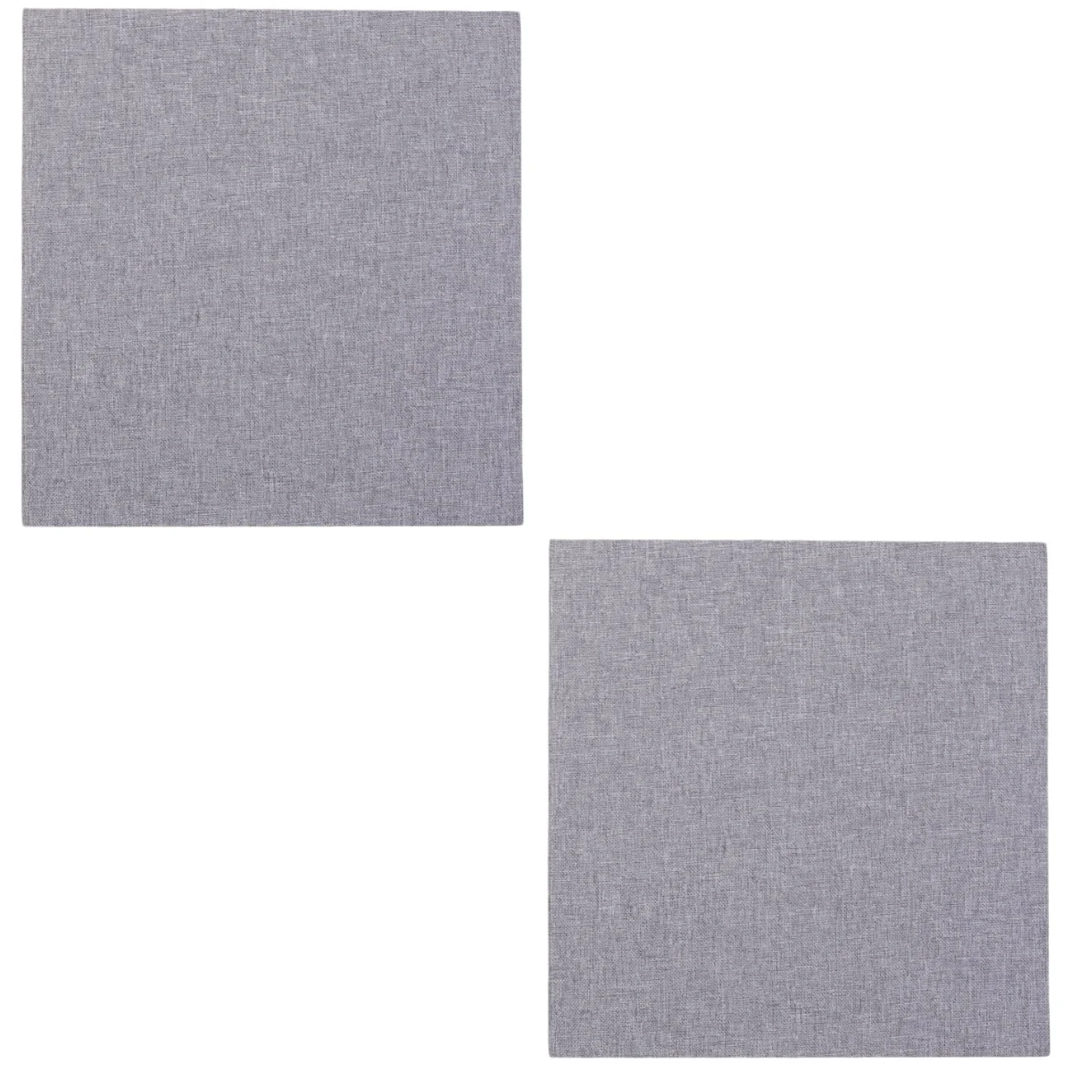 

2pcs DIY Photo Albums linen Self-Adhesive Scrapbook 16-Inch Photo Album Large Capacity Creative Gifts (Grey)