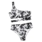 Женский Купальник с принтом, модель 2022 года, привлекательный Женский Купальник под мрамор, новинка 2022, купальный костюм с высокой талией, Женский Купальник