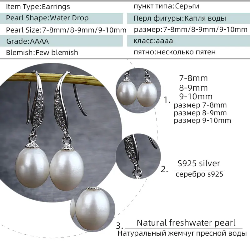 ZHIXI pure драгоценные украшения для женщин|Серьги-подвески| |