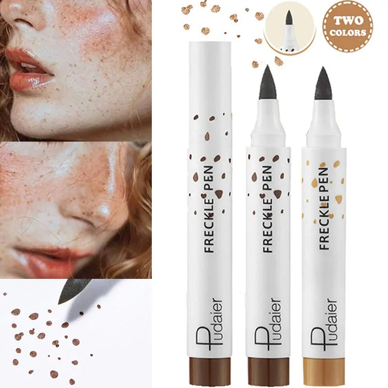 Натуральная ручка для макияжа инструменты украшения водостойкая веснушек