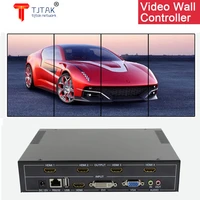 tv splicing box video wall controller with zoom function hdmi usb dvi vga input 4 x hdmi output rs232 remote 2x2 1x4 1x3 1x2