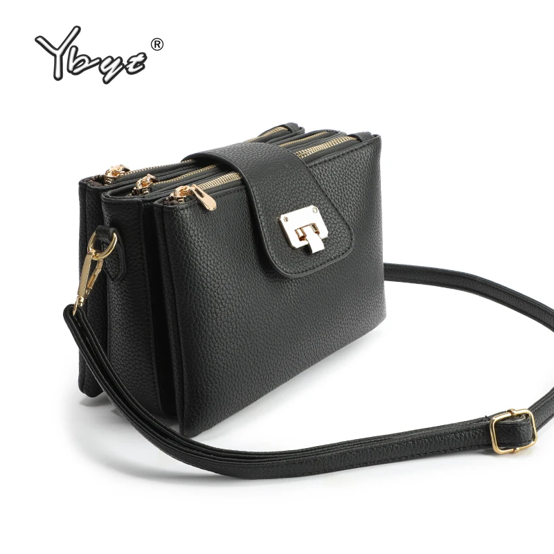 Женская сумка мессенджер из ПУ кожи с множеством карманов|Сумки ручками| |