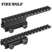fire wolf 20mm picatinny weaver rail scope extension qd long riser mounts base adapter converter for tactical hunting airsoft
