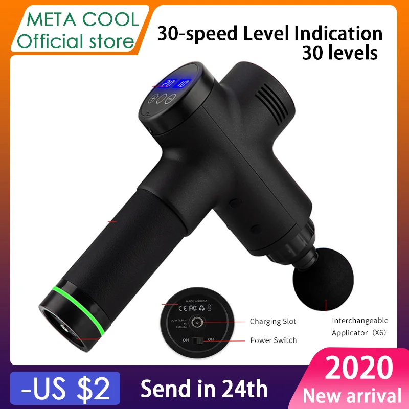 

Electric Body Head Massager Impact Muscle Massage Physiotherapy Massage Gun Massager for Neck and Back Relaxer Massager Gun