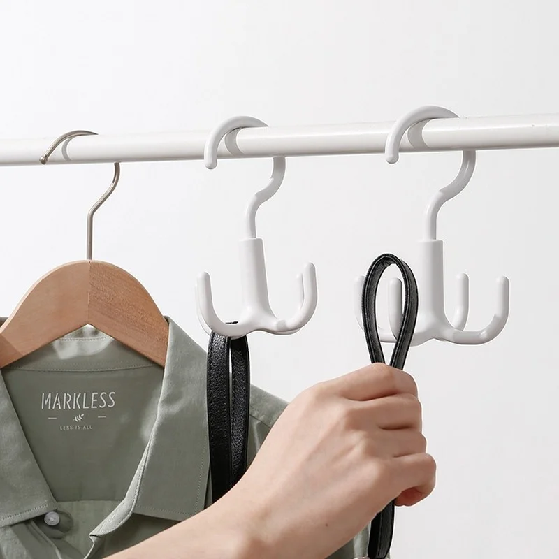 rotating hook coat bag scarf clothing accessories clothes hook household cabinet clothes storage holder coat rack room organizer free global shipping