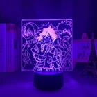 Фигурка героя из аниме Моя геройская Академия, светодиодный светильник для комнатного декора, Домашний Светильник, подарок на день рождения, 3D Светодиодная лампа