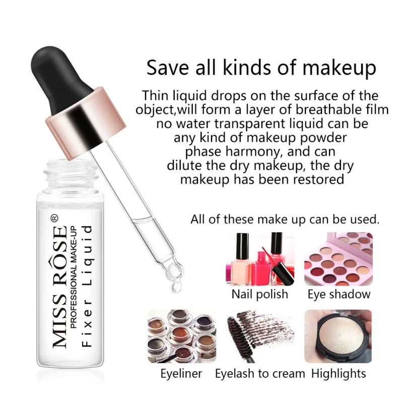 6 мл Жидкий Макияж разбавляющая подводка для глаз Пудра Румяна лак ногтей тени